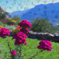 Une image de Dianthus barbatus : Une petite plante aux fleurs roses pour embellir votre jardin - image générée par IA (DALL-E)