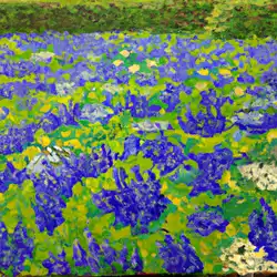 Une image de Ajuga reptans : la plante couvre-sol violette pour un jardin éblouissant - image générée par IA (DALL-E)