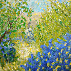 Une image de Ceanothus: l'arbuste méditerranéen aux fleurs bleues