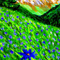 Une image de Découvrez la Gentiane des Alpes, une petite merveille de la nature - image générée par IA (DALL-E)