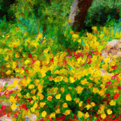 Une image de Magnifique Hélianthème, un tapis de fleurs jaunes pour votre jardin - image générée par IA (DALL-E)