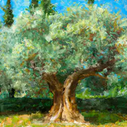 Une image de Les secrets de culture de l'Olivier pour un jardin méditerranéen éblouissant - image générée par IA (DALL-E)