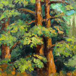 Une image de Le Sequoia sempervirens : l'arbre géant qui défie le temps - image générée par IA (DALL-E)
