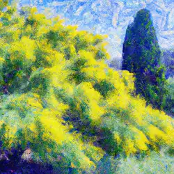 Une image de Comment cultiver et entretenir le Tamarix Gallica dans un jardin méditerranéen - image générée par IA (DALL-E)