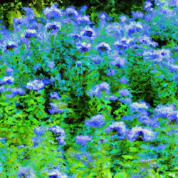 Une image de Découvrez le Caryopteris incana, arbuste rare aux fleurs bleues - image générée par IA (DALL-E)