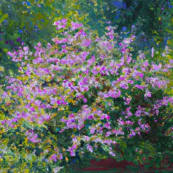 Une image de Découvrez la beauté de Kolkwitzia amabilis : un arbuste à fleurs roses peu commun - image générée par IA (DALL-E)