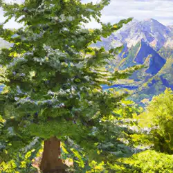 Une image de Sapin blanc : l'élégance naturelle des montagnes - image générée par IA (DALL-E)