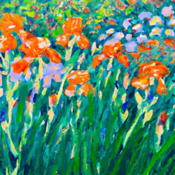 Une image de L'iris des marais : une petite merveille pour votre jardin - image générée par IA (DALL-E)