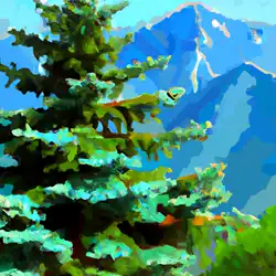 Une image de Abies alba: l'arbre rare au charme unique pour embellir votre jardin de montagne - image générée par IA (DALL-E)