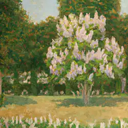 Une image de Le Catalpa: un arbre majestueux au charme indéniable - image générée par IA (DALL-E)